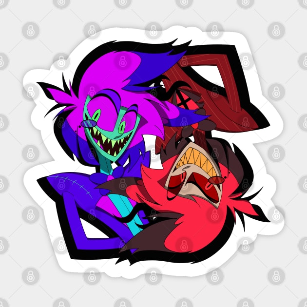 Alastor Sticker by CreepyChara